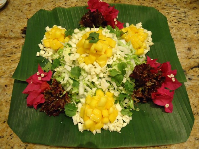 International cuisine with vibrant colors