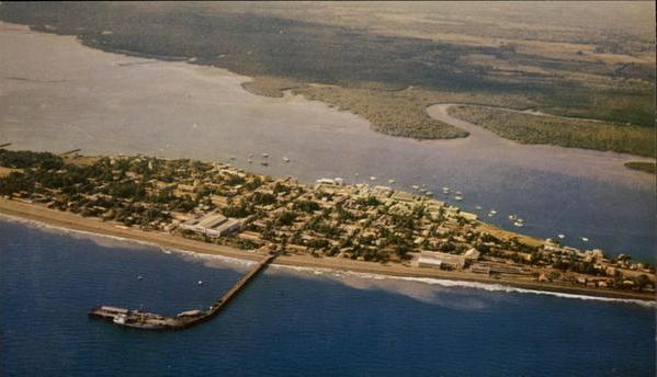 Aerial view of Puntarenas Costa Rica