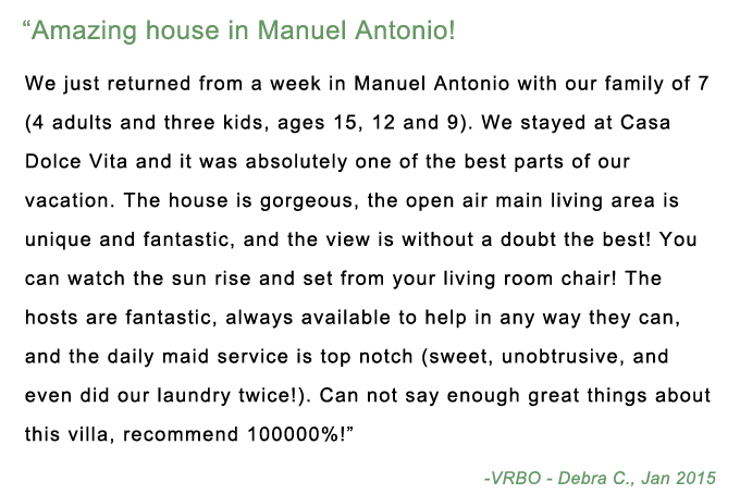 Tripadvisor review Casa Dolce Vita Amazing house in Manuel Antonio