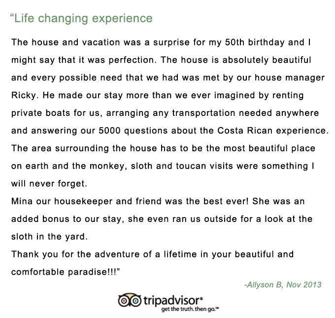 Dolce Vita life changing experience Tripadvisor comment