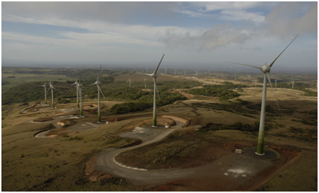 Guanacaste, Costa Rica, wind farm