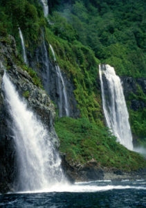 Coco Island National Park Costa Rica Waterfall
