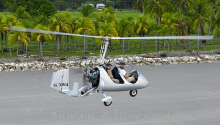 Costa Rica Gyrocopter Tour flying of Playa Tamarindo
