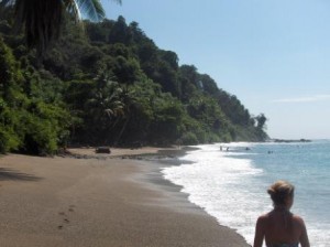 Cano Island National Reserve in Costa Rica with prestine beaches and marine wild life