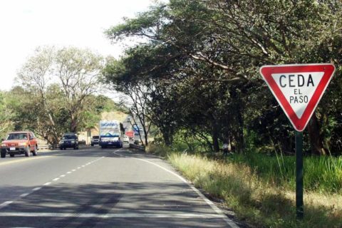Pan-American highway Passes through all of Costa Rica