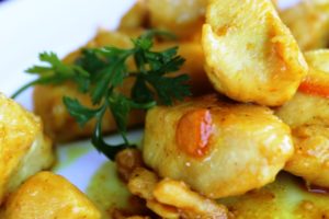 Cashew Chicken in Pineapple Chutney Sauce recipe