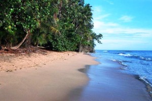 Tropical Costa Rica beaches during green season