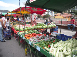 Costa Rica local farmers market held every weekend