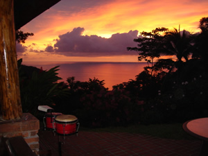 Barba Roja in Manuel Antonio is a great sunset dining experience. Great food and a beautiful view.