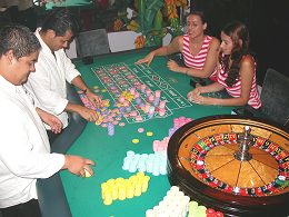Casino action in Manuel Antonio at Hotel Byblos or shoot some pool at the pool tables 