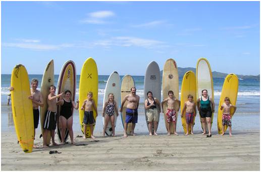 Costa Rica surf packages at Playa Manuel Antonio