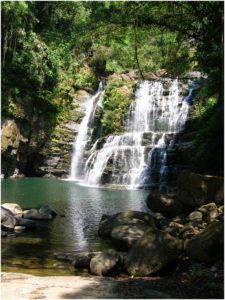 Nauyaca waterfalls in Dominical Costa Rica