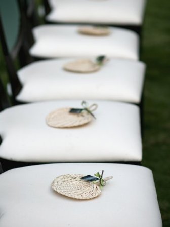 Wedding chairs at Casa Fantastica