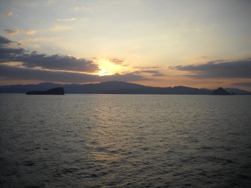 Puntarenas Golfo de Nicoya Sunset