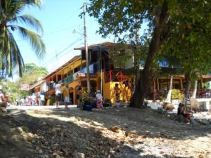 Montezuma beach town in Nicoya Peninsula Costa Rica