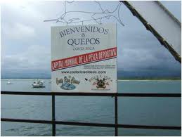 Quepos town facilities and marina