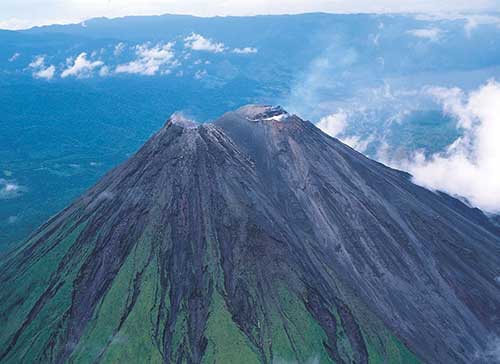 Irazu Volcano in Costa Rica