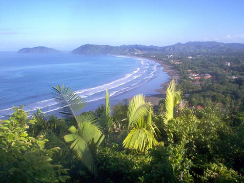Aerial View of Playa Jaco Costa Rica