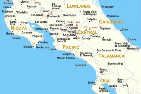 Papagayo Map