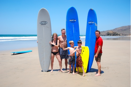 Famingo Point Surf Lessons Costa Rica