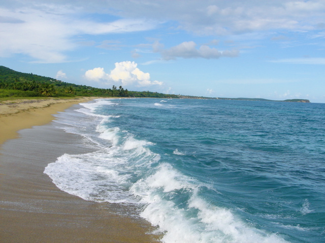 Playa Grande Costa Rica Waves on Shore