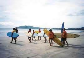 Playa Tamarindo Costa Rica Group Surf Lessons