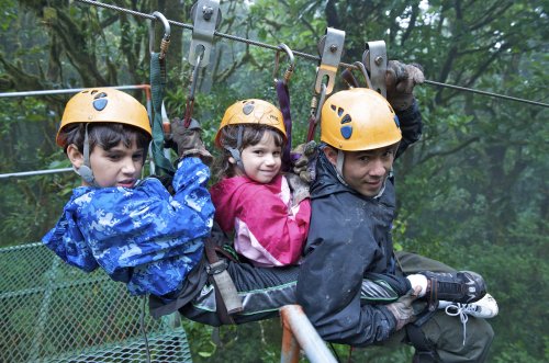 Tamarindo Zip Line Canopy fun for kids and family activity