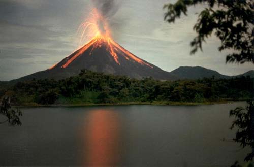 Arenal Volcano Eruption