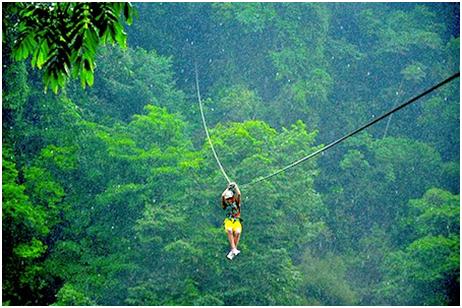 Plenty of safety while Zip Lining through Manuel Antonio Canopy tours