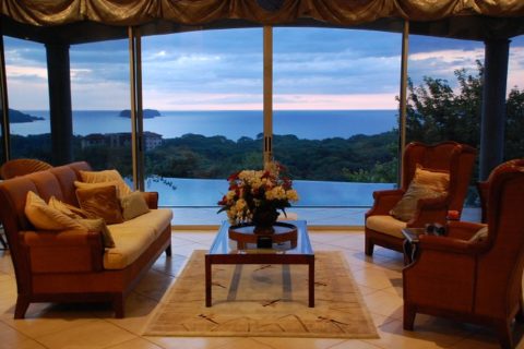 Papagayo luxury family rental with stunning sunset views