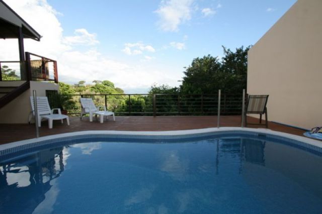 Private pool with ocean views from this great holiday rental.