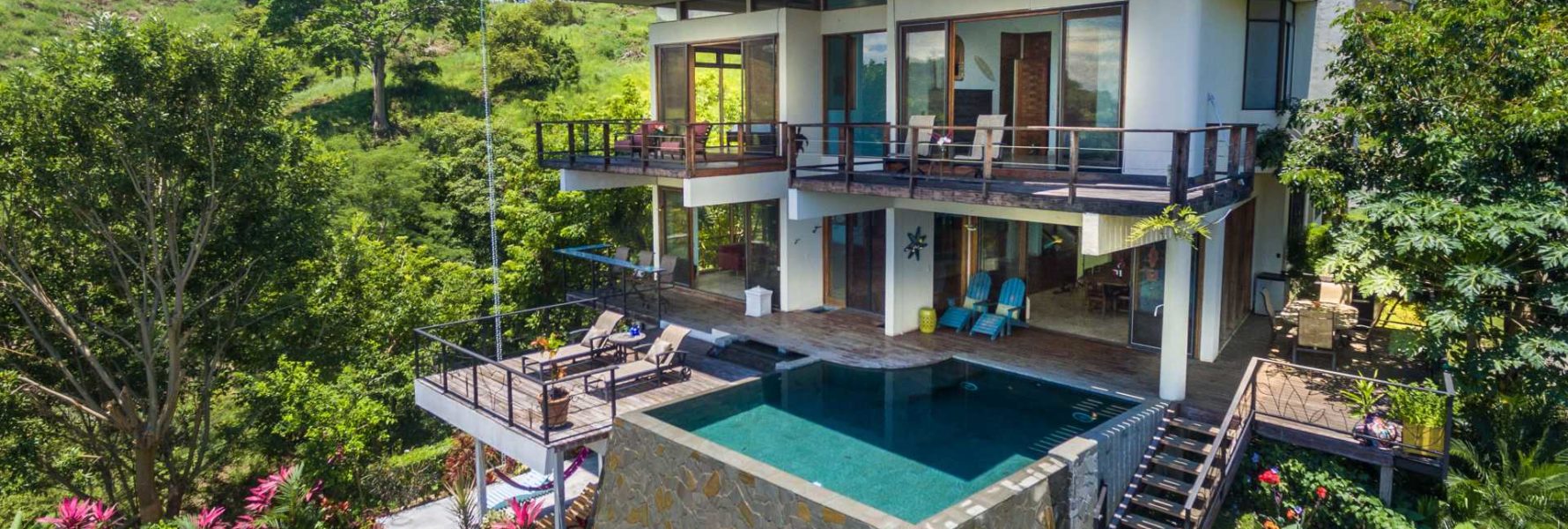 Enjoy secluded privacy and majestic ocean views. This luxury Manuel Antonio rental has it all. 