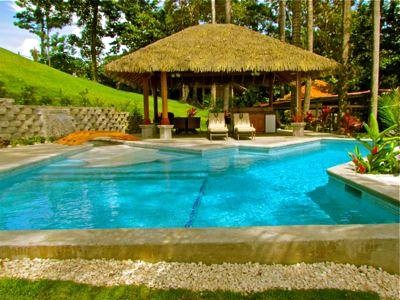 Private pool at this family vacation rental in Manuel Antonio at MA-16. 