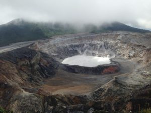 Crater at Poas Volcano National Park