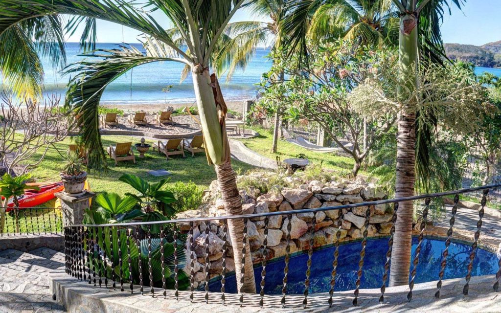 beachfront luxury home in Playa Flamingo