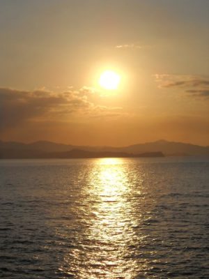 Nicoya Peninsula beautiful sunset view